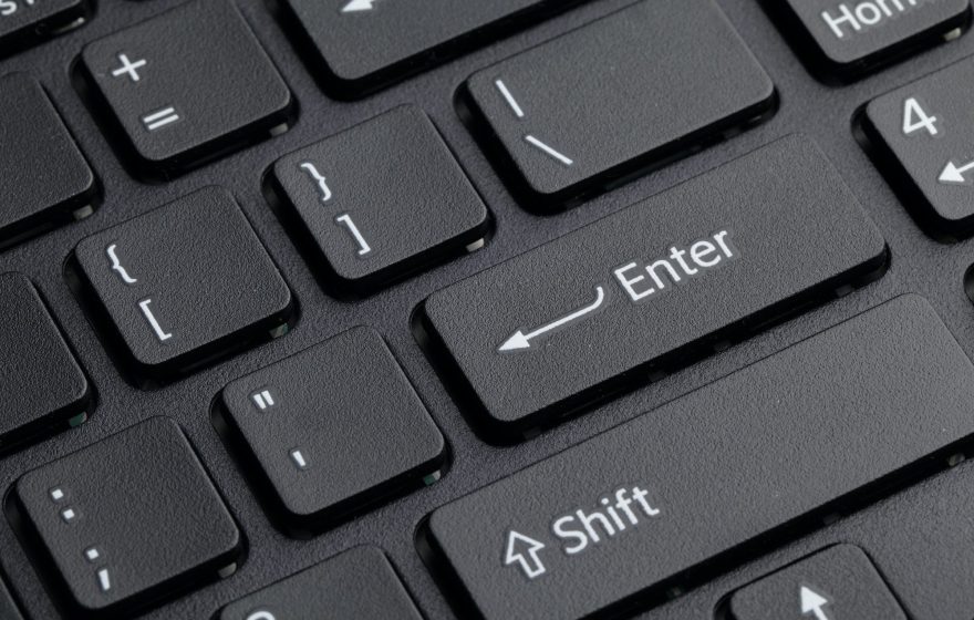 Computer keyboard enter